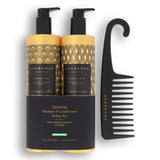 Arganmer Hydrating Deluxe Kit 500 ml+500 ml + Hair Comb - ARGANMER